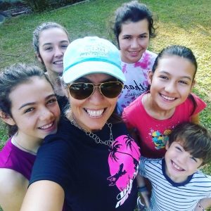 Lupita Eyde-Tucker in a selfie photo with her children